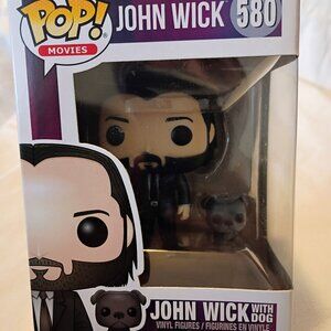 John Wick with Dog Funko Pop